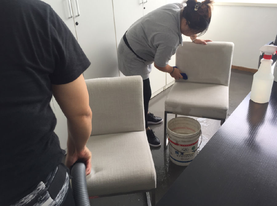 榆社县沙发清洗案例